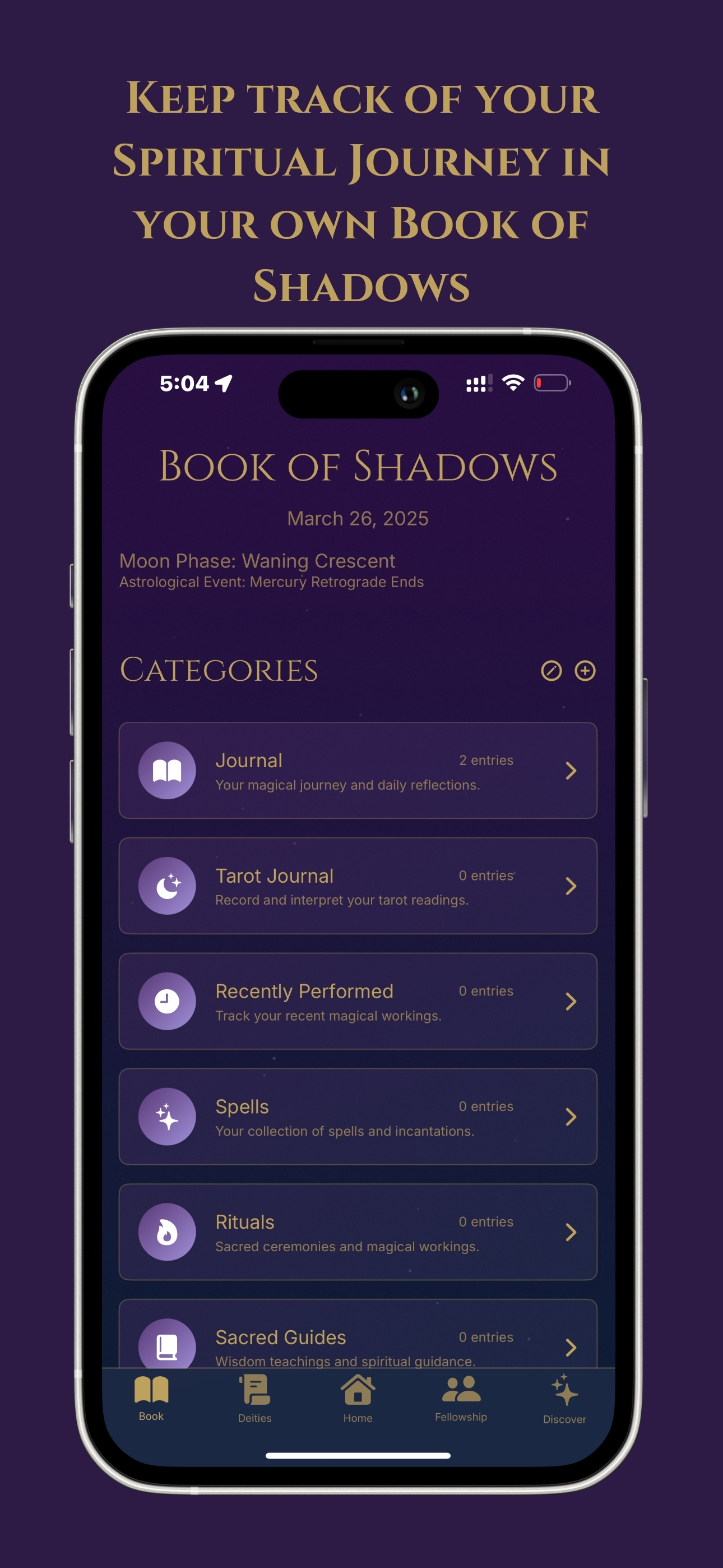 Book of Shadows - Spiritual Journey